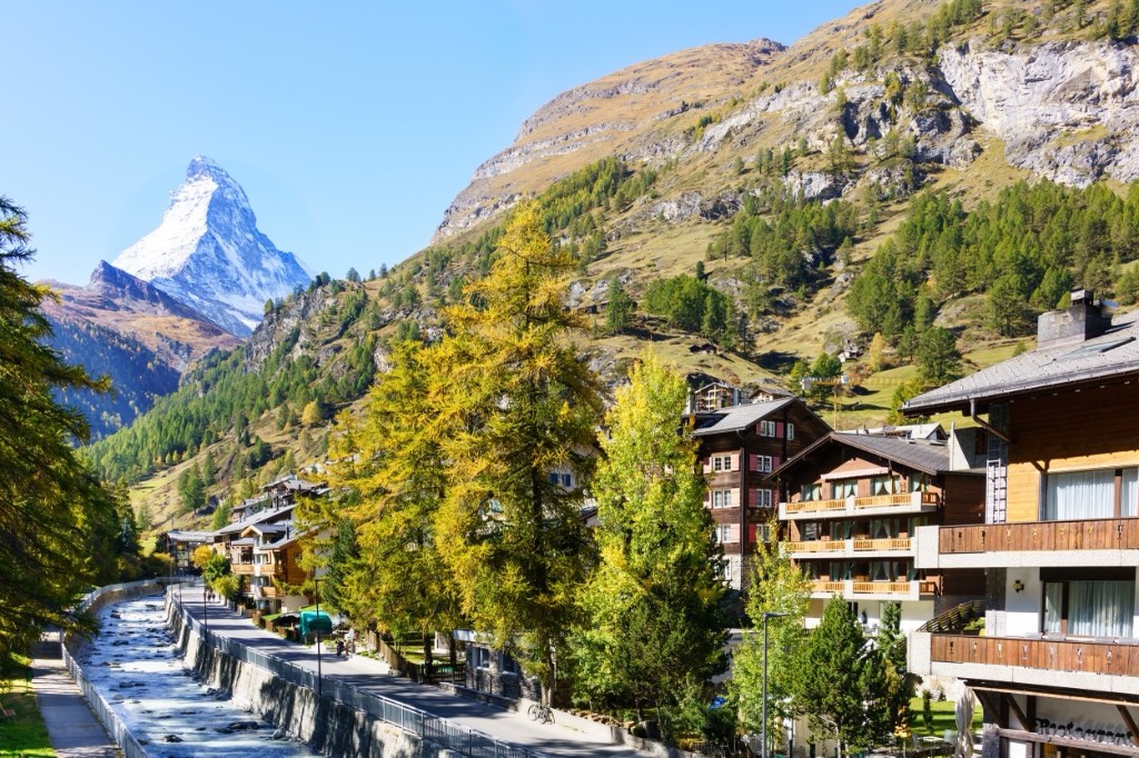 Geneva Airport to Zermatt scenic route